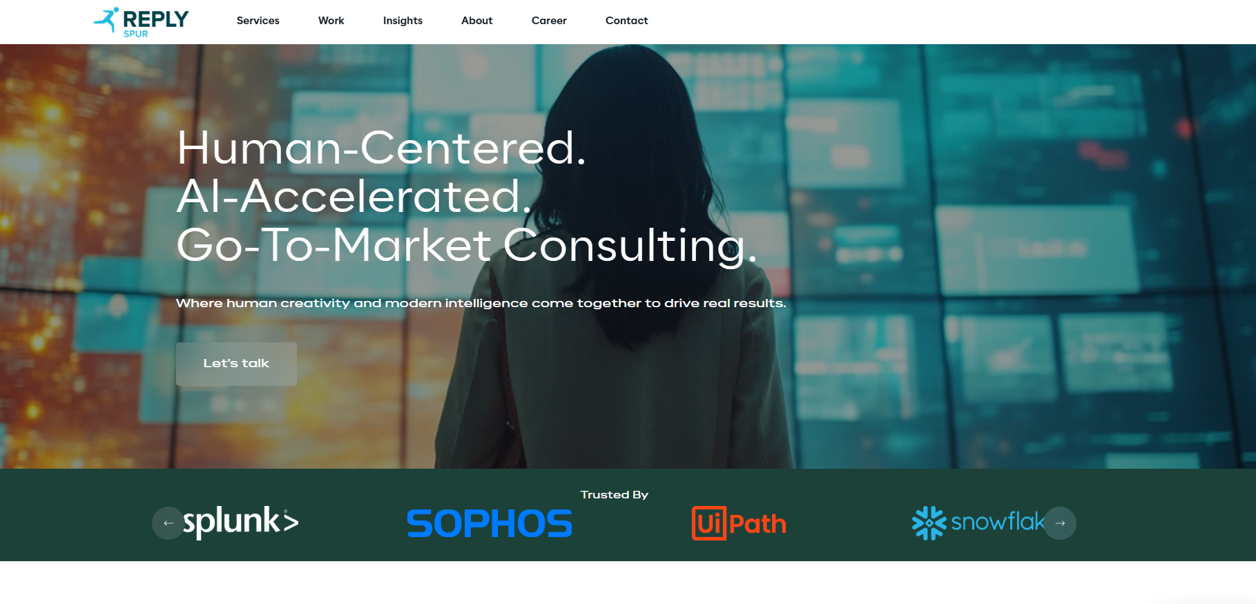 Reply homepage, a multichannel sales engagement platform for in-house outbound teams