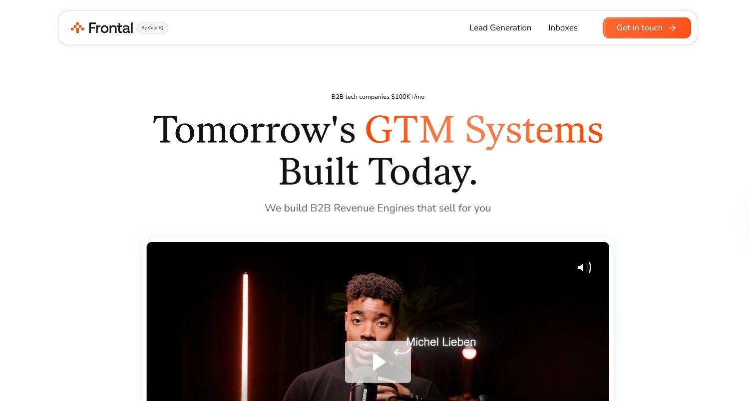 Frontal homepage